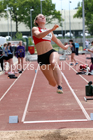 Senior womens long jump, North Eastern Track and Fields Champs., Middlesbrough. Photo: David T. Hewitson/Sports for All Pics